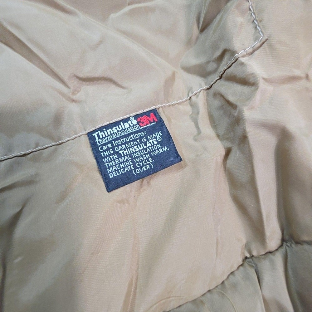 Vintage Fieldline Jacket Mens Medium Camo Hooded Thinsulate Parka USA Outdoor